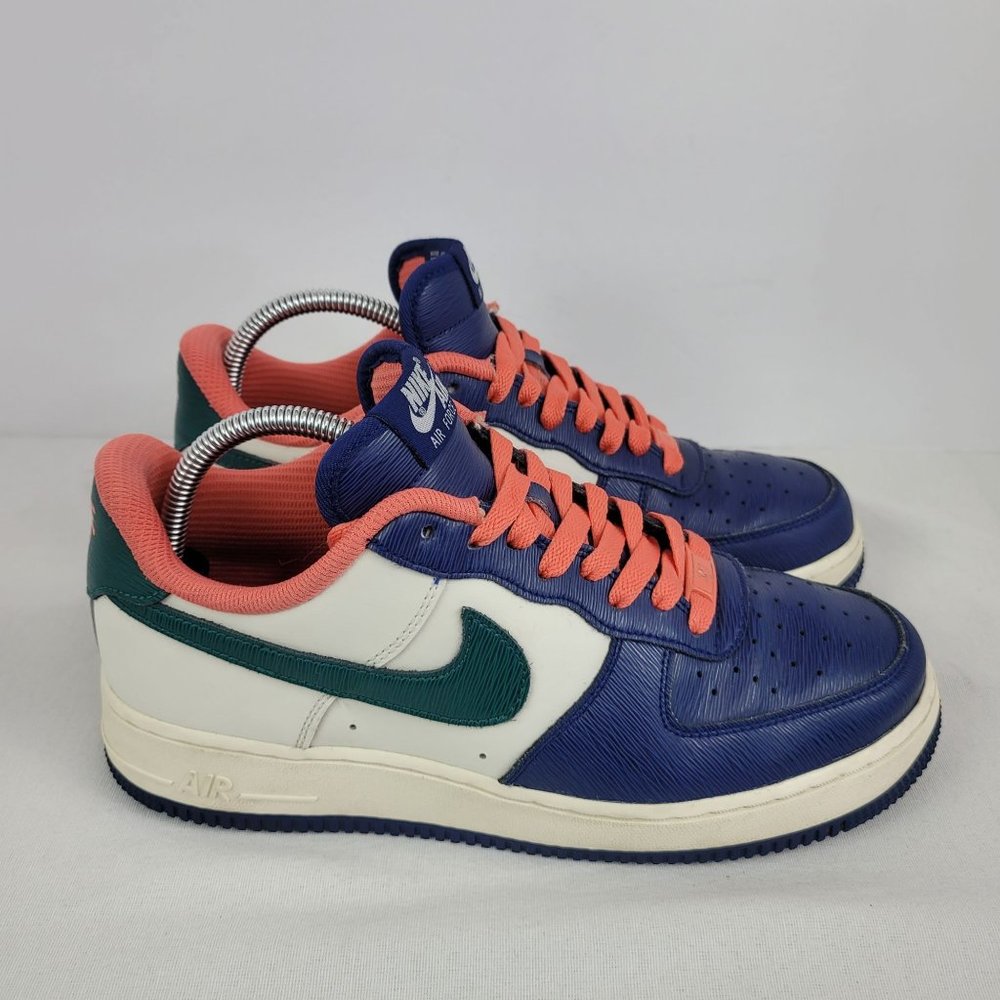Nike by You Air Force 1 Low ID Men's Blue/Orange-Green CT7875-994 US Size 8